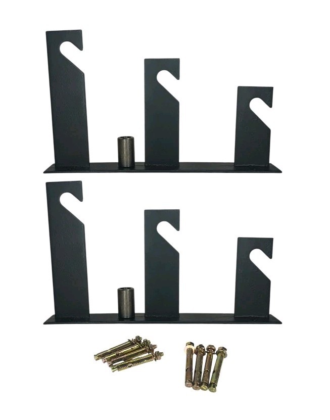 New Photography Backdrop Wall Mount 3 Roller Support With Hardware