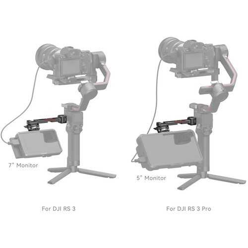 SmallRig Monitor Mount with NATO Clamp for DJI RS2/RS3/RS4/RS5