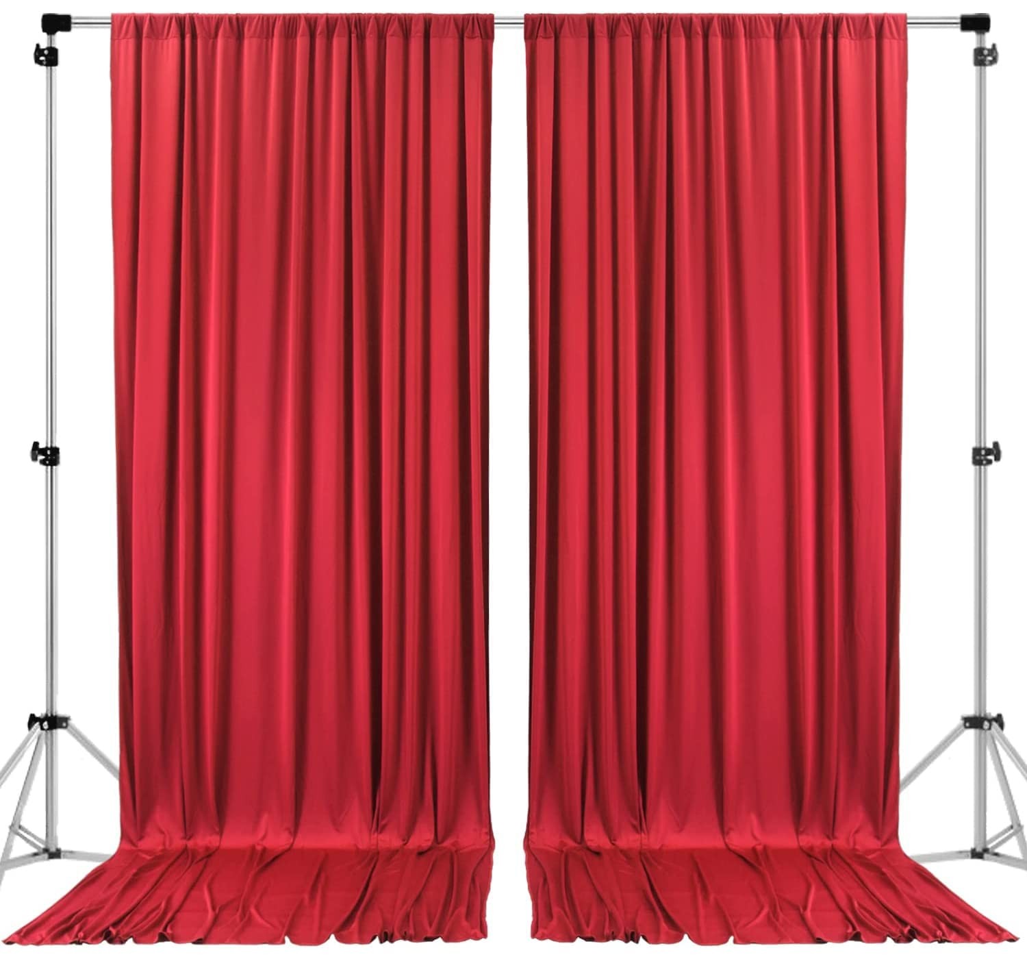 AK TRADING CO. 10 feet x 8 feet IFR Polyester Backdrop Drapes Curtains Panels…