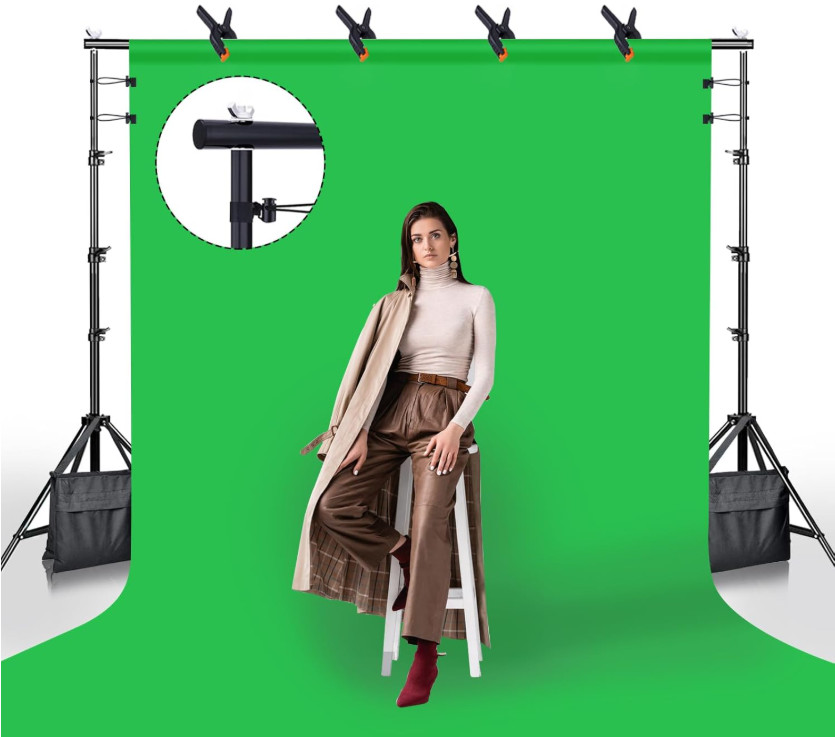 Soporte De Telon De Fondo Para Fiestas Estudio Fotografia 10.1 x 8 ft Ajustable