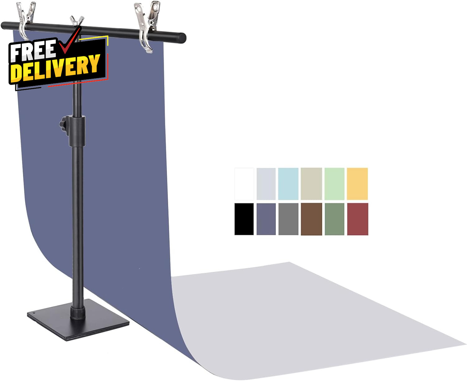 Photography Backdrops Small Product Background: Flat Lay Seamless Paper Props…