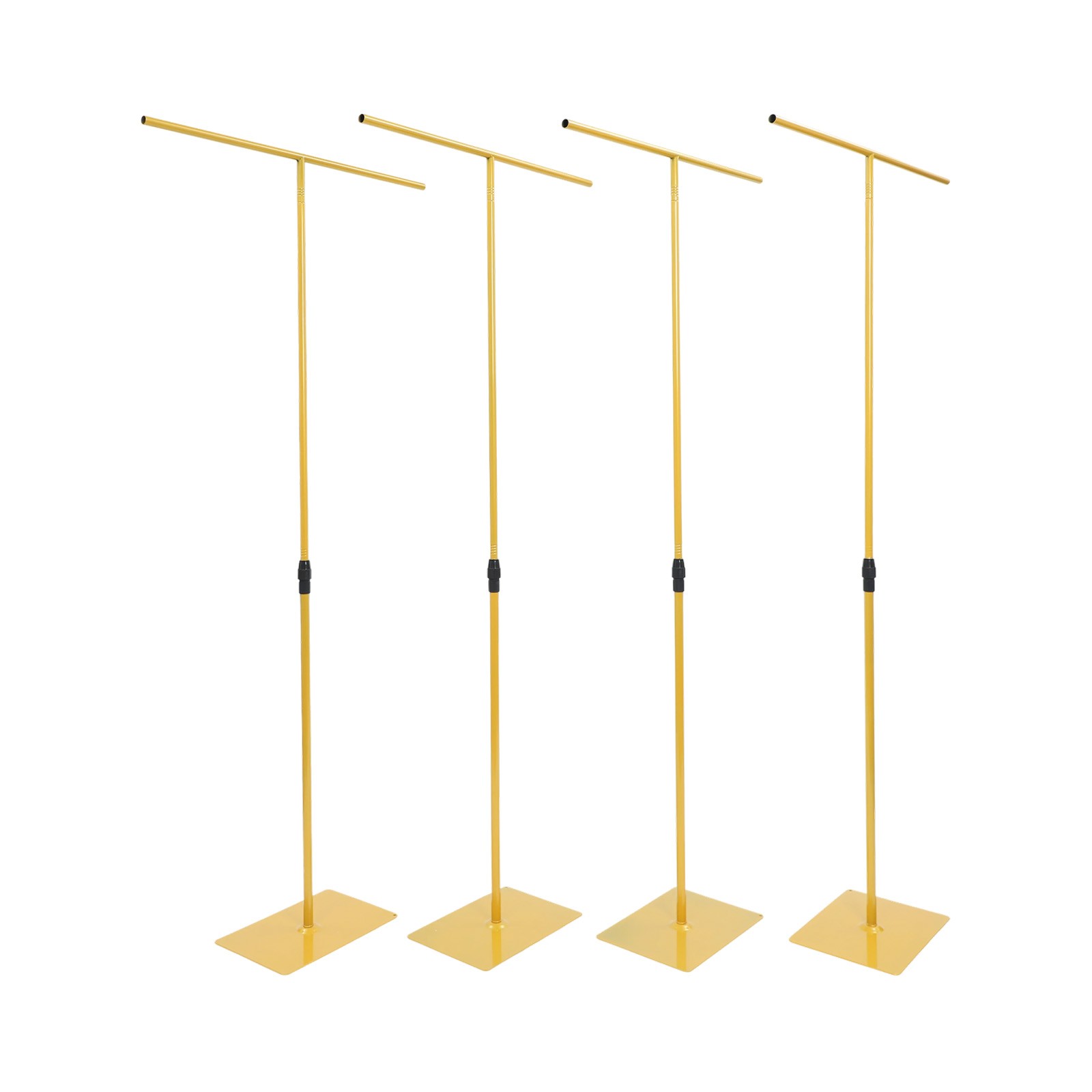 4 Pcs Wedding Backdrop Stands, Adjustable Height Backdrop Stands For Wedding