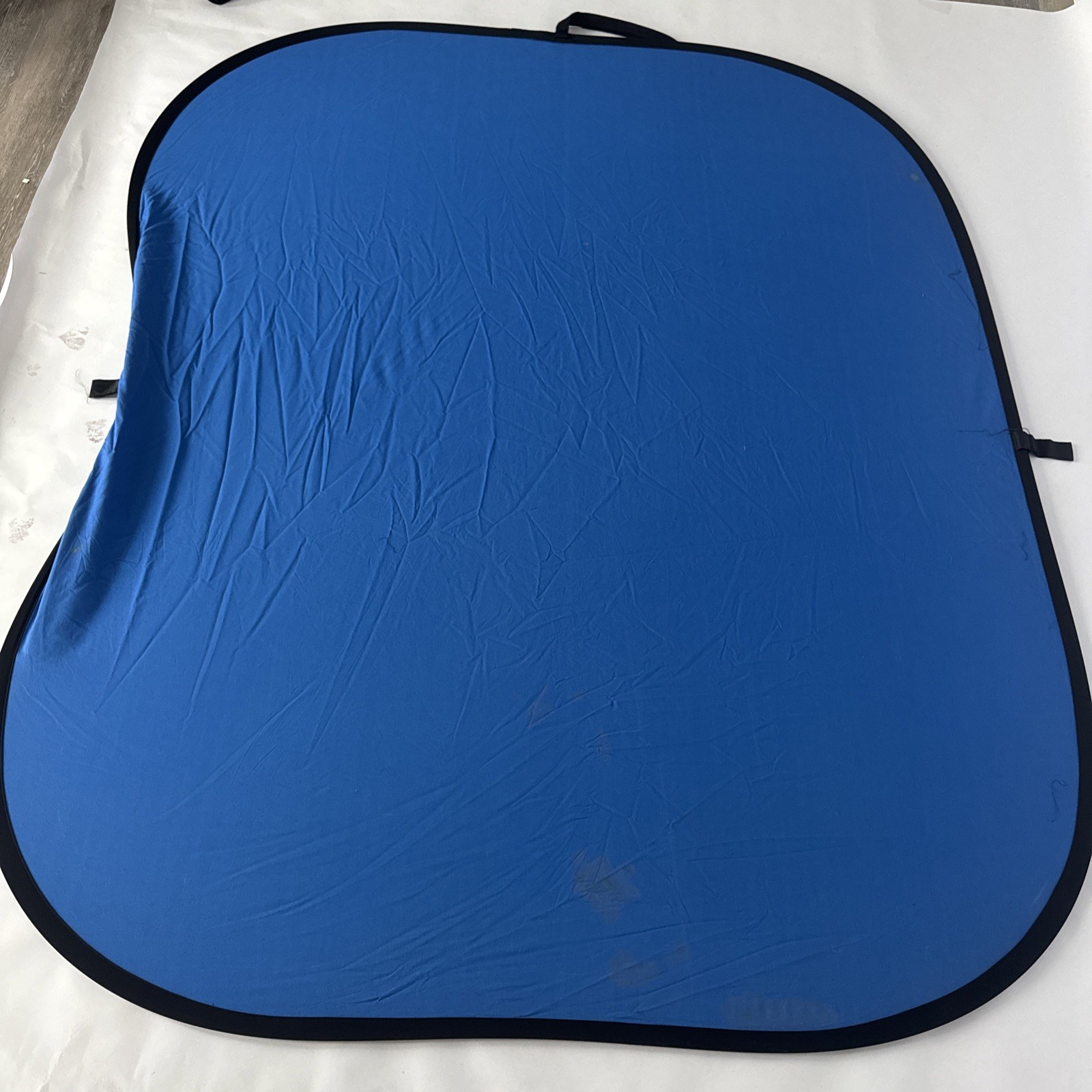 Denny manufacturing collapsible green and blue solid Backdrop 5×6 Ft