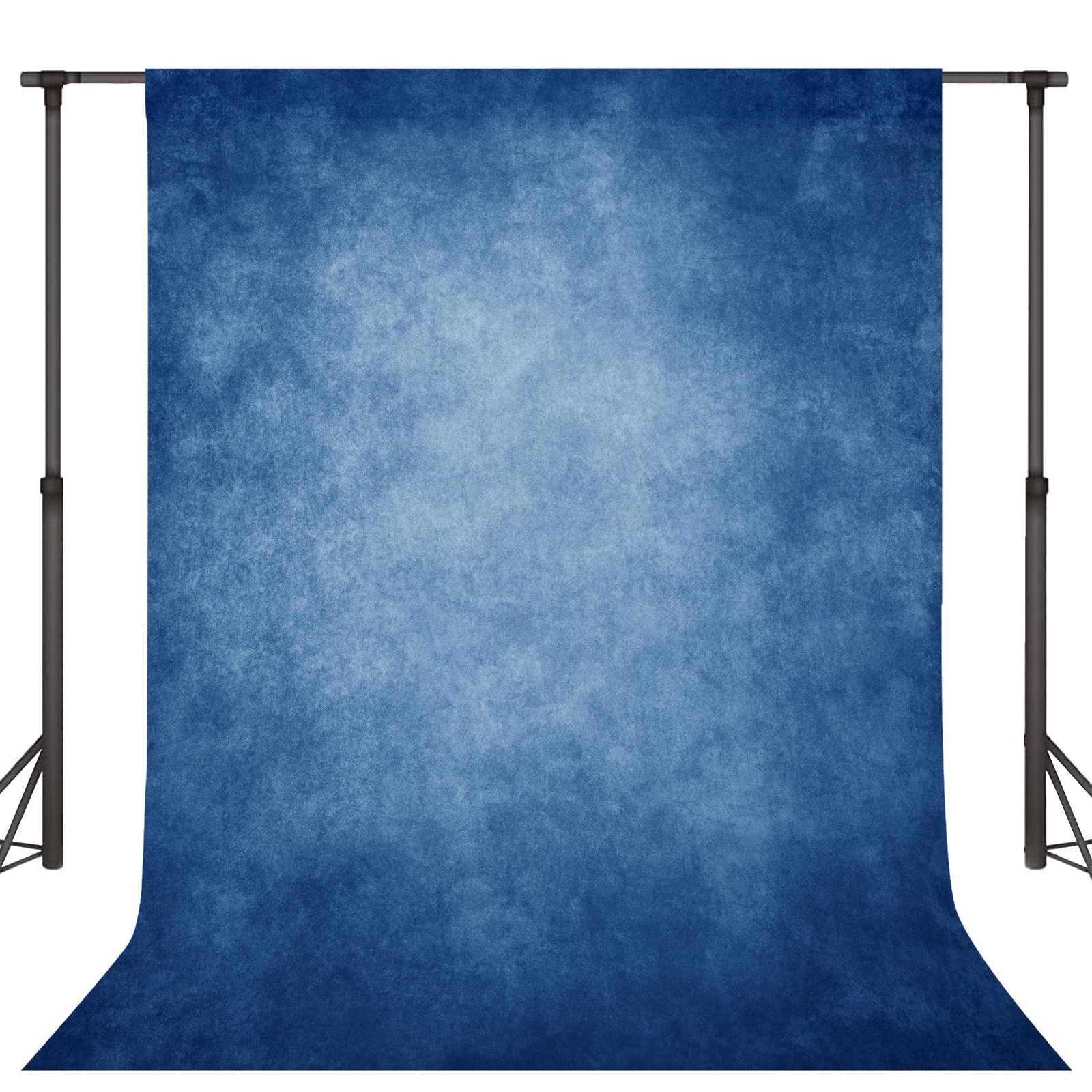 Dark Blue Gradient Photography Backdrop 8×12 FT Retro Abstract Textured Backd…
