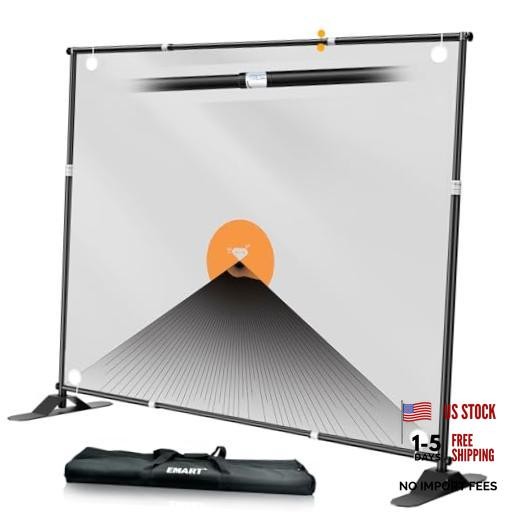 Heavy Duty Banner Backdrop Stand Kit, Adjustable Frame for Step 10×10 ft Black