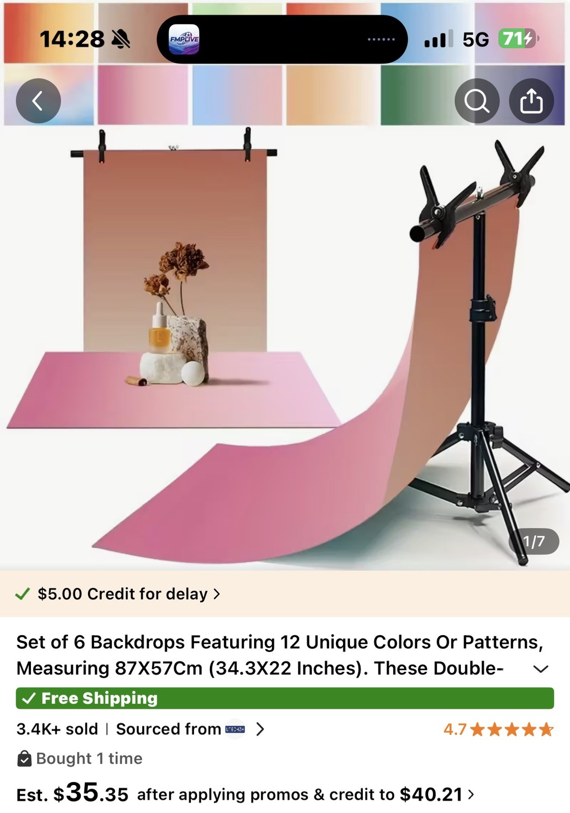 Solid Color Gradient Photography Background Backdrop Customized Decor