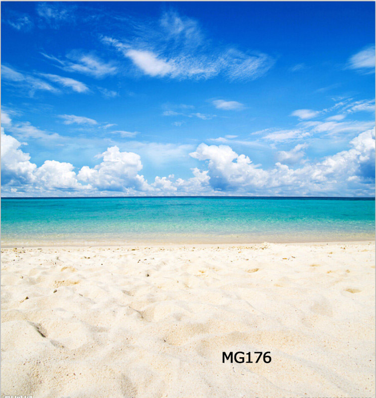 10×20 FT Sunny Beach Vinyl Photography Backdrop Background Studio Props MG176