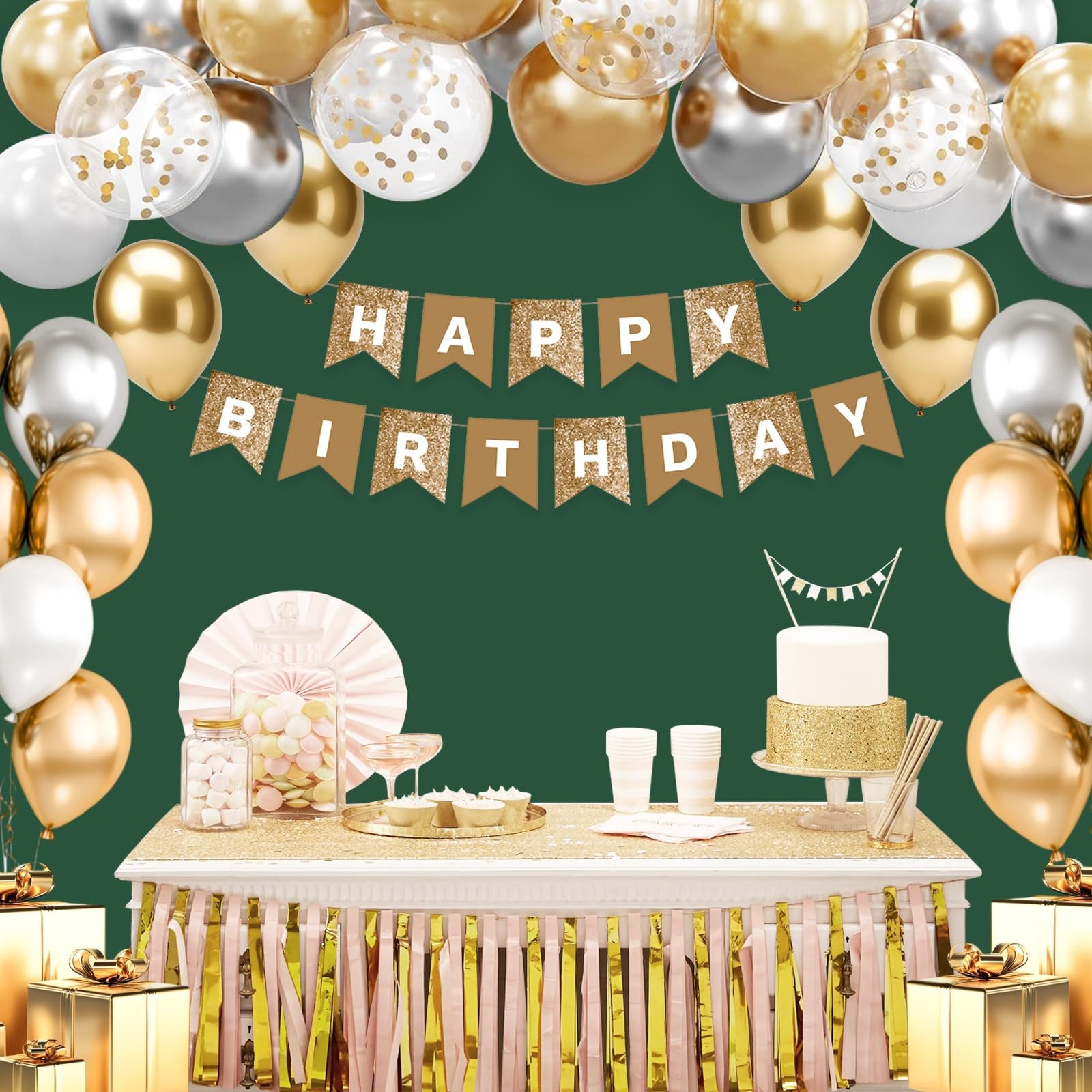 Deep Green Photo Backdrop Seamless Fabric Photography Background 8×10 FT