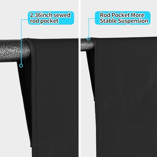 10 x 20 ft Backdrop Background Screen Backdrop for 10FT x 20FT Black