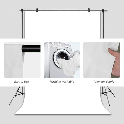 Backdrop Background for Photography Photo Booth Backdrop for 5x7FT White