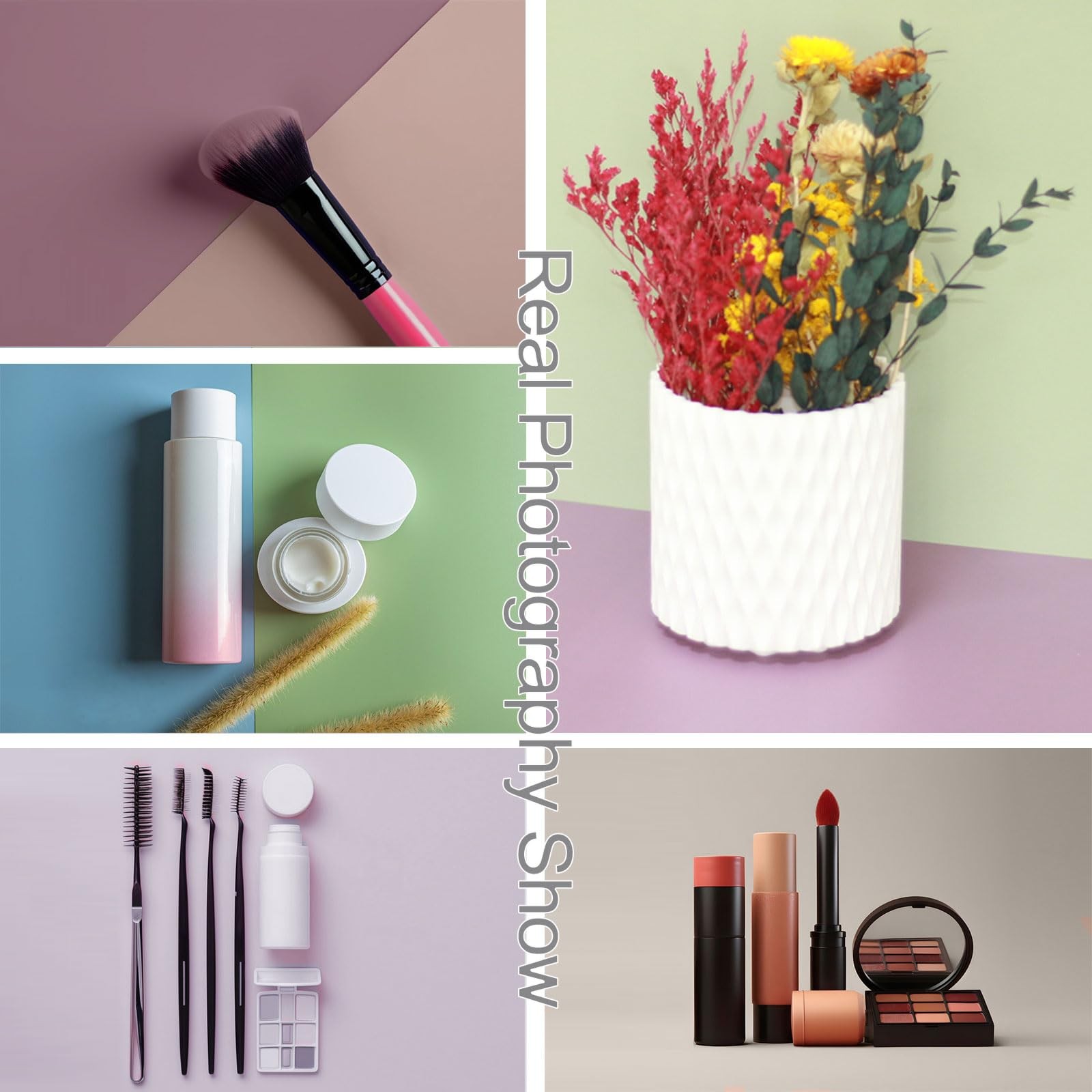 Food Background Kit 10 PCS 20 Patterns Table Top Product Backdrop 16.5×11.7″