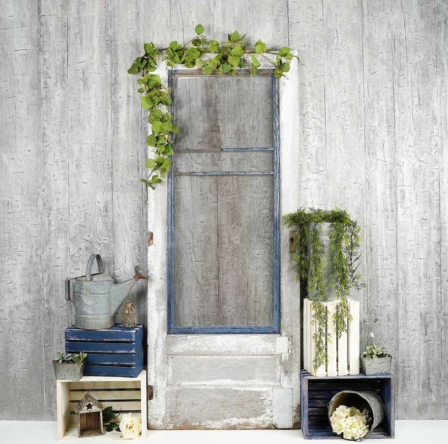 Brand New Kate Photography Backdrop 8×8 Ft – Blue Spring Door
