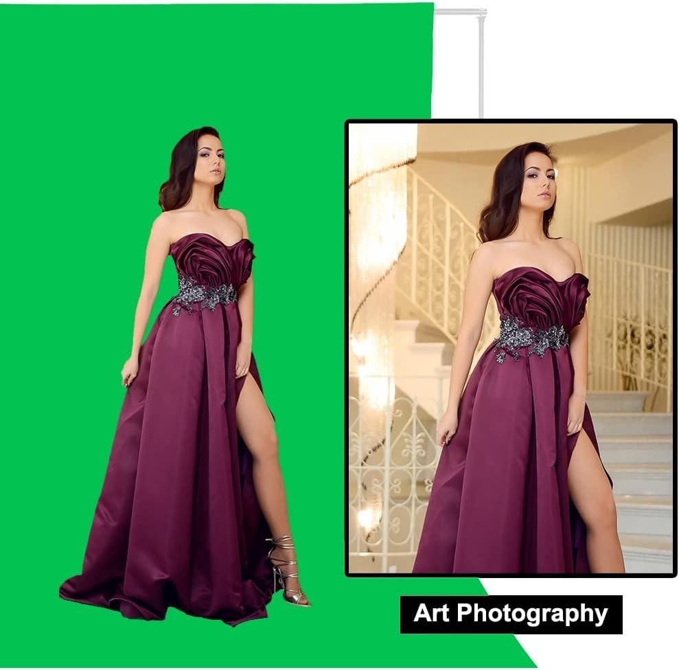 Lightweight 5x7FT Green Photography Backdrop – Easy Setup for All Occasions