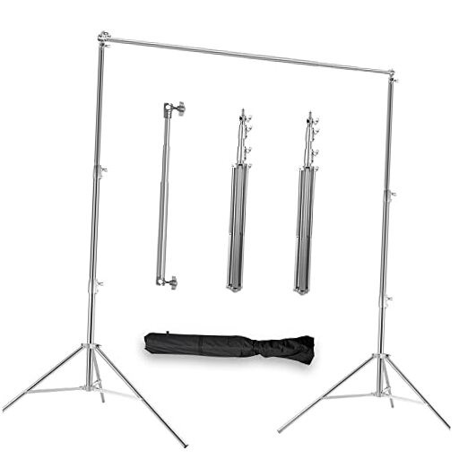 Stainless Steel Backdrop Stand 9.5ftx10ft Photo Stand for 9.5x10ft Silver