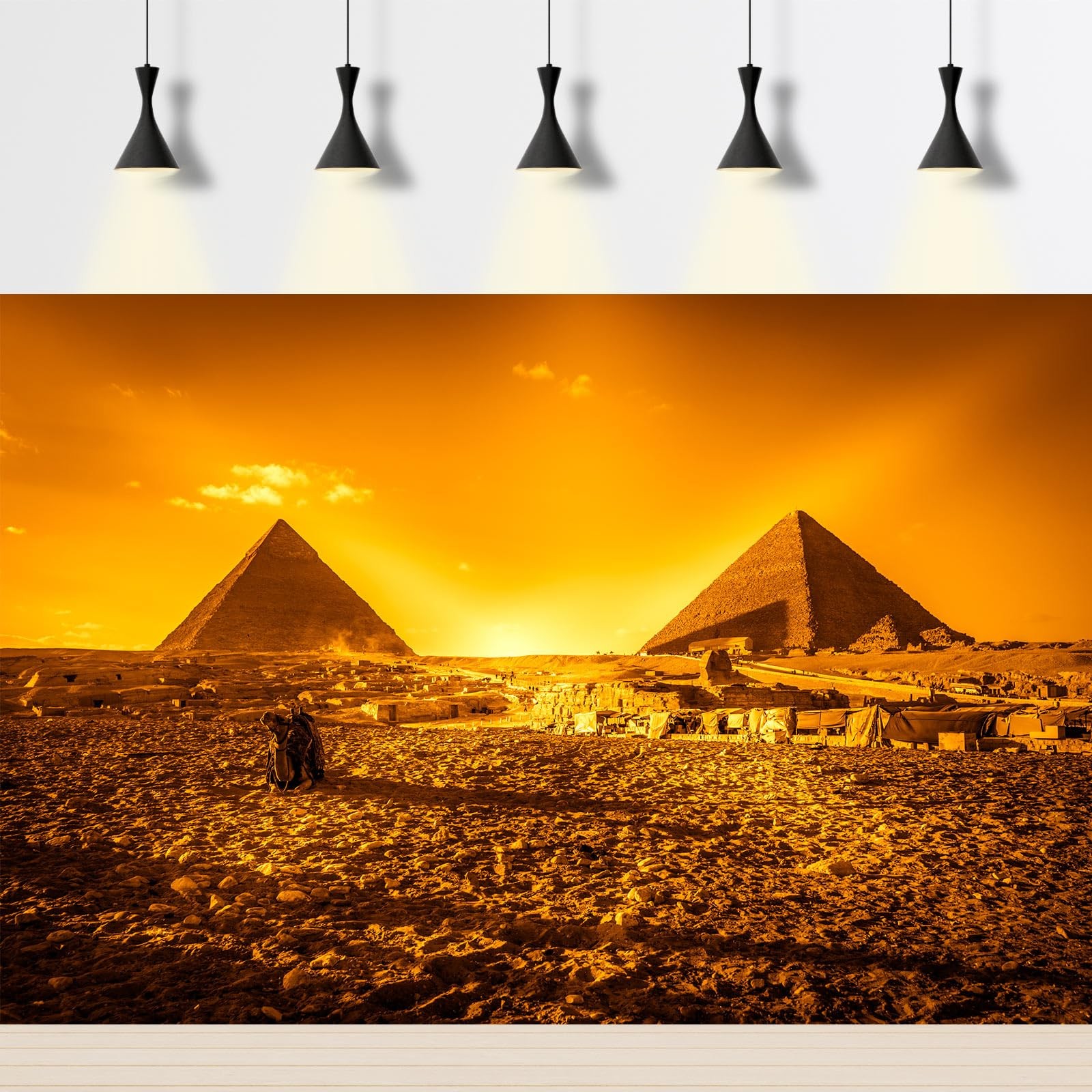 Riivvdise Background 48x18in Desert Orange