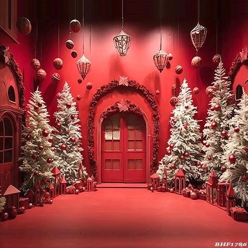 10’x10′ CP Christmas Season Scenic Microfiber Fabric background backdrop BHF1786