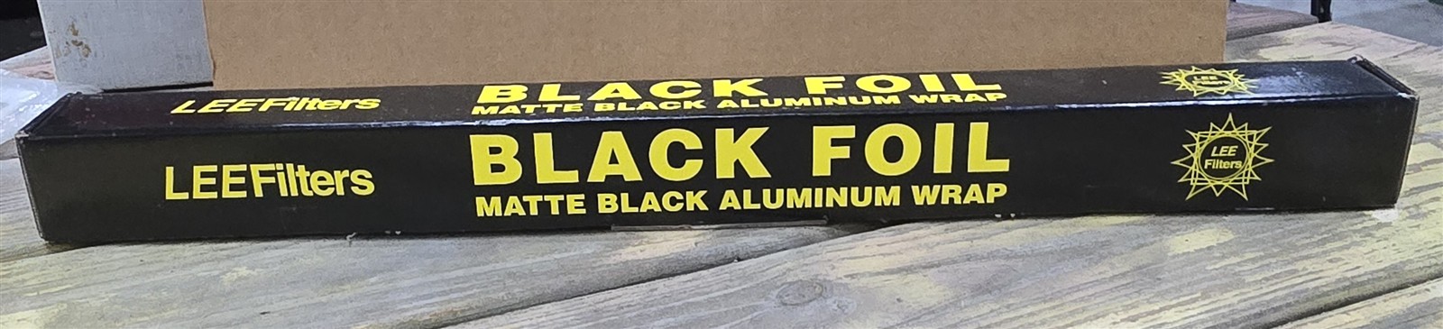 Lee Filters 24″ x 25′ Matte Black Aluminum Wrap Foil Photograph Shaping Used