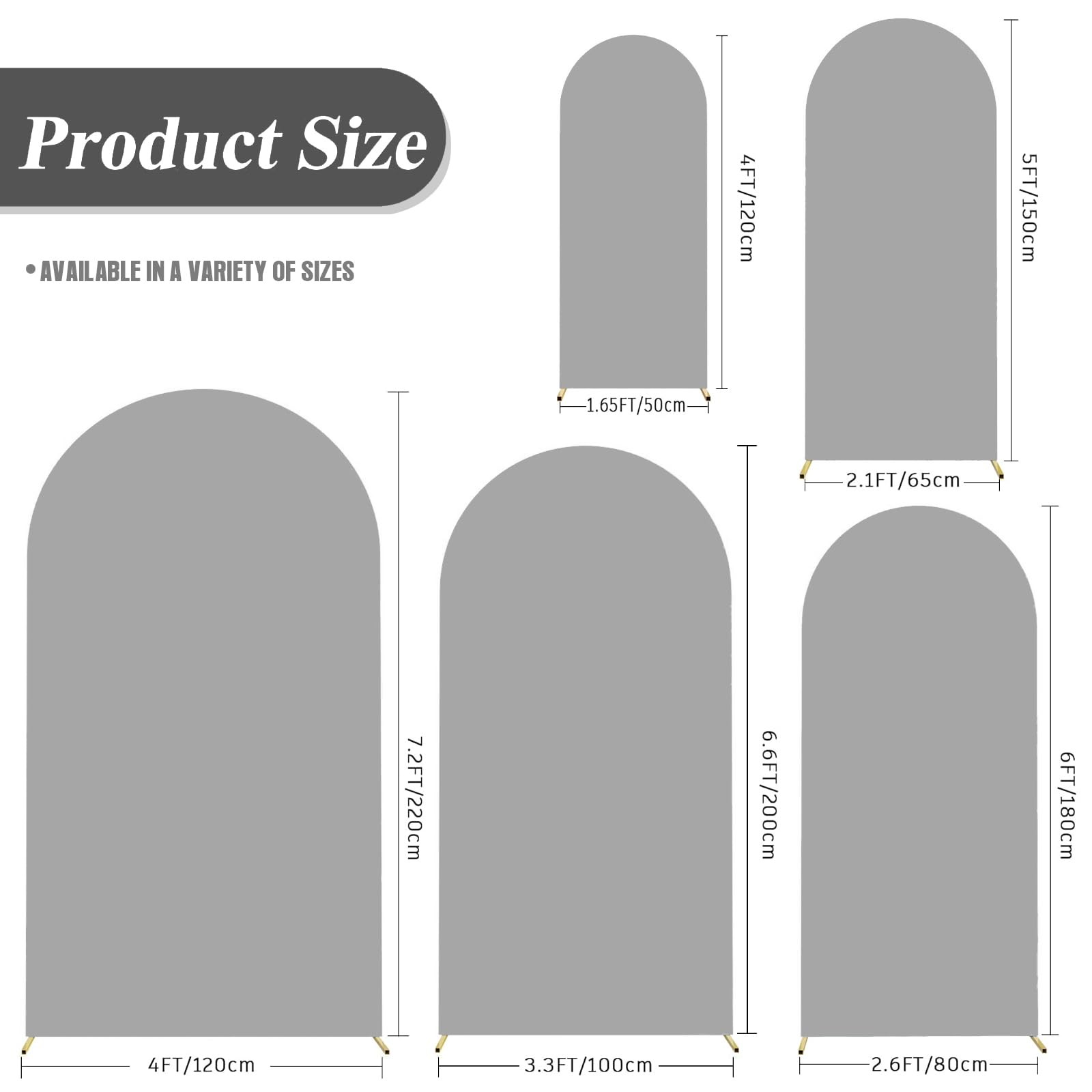 Baptism Arch Backdrop 7.2FT Double Sided God Bless Cover – Party Decoration