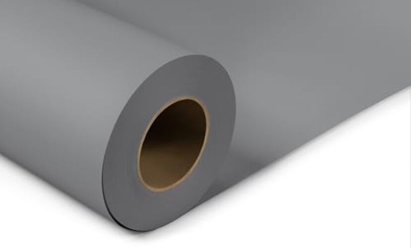Denny Mfg – Seamless Paper Backdrop for Photoshoot 86 in x 36 ft Medium Gray