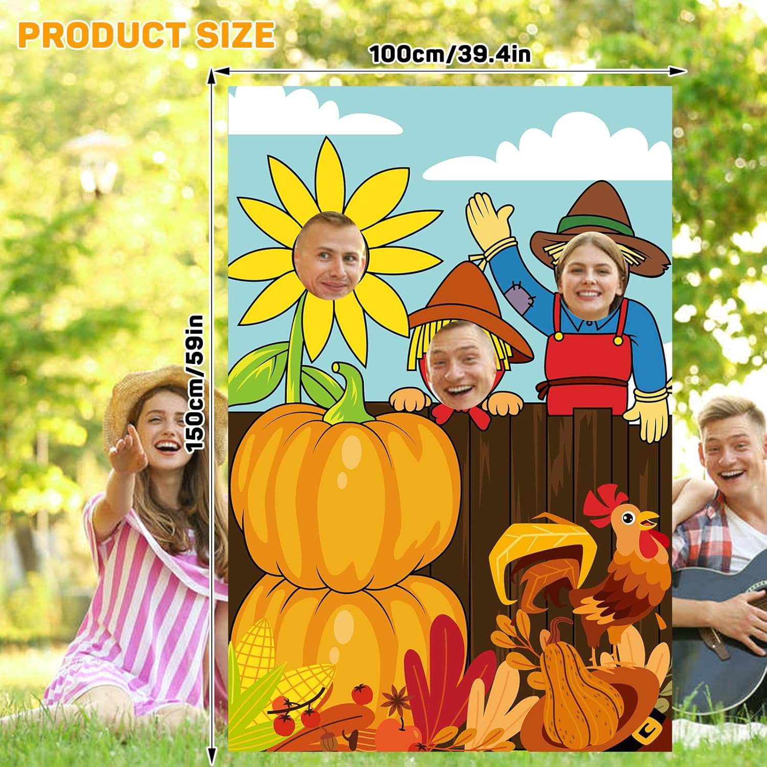 Thanksgiving Photography Backdrop, Fall Festival Decorations Fall Harvest Decora