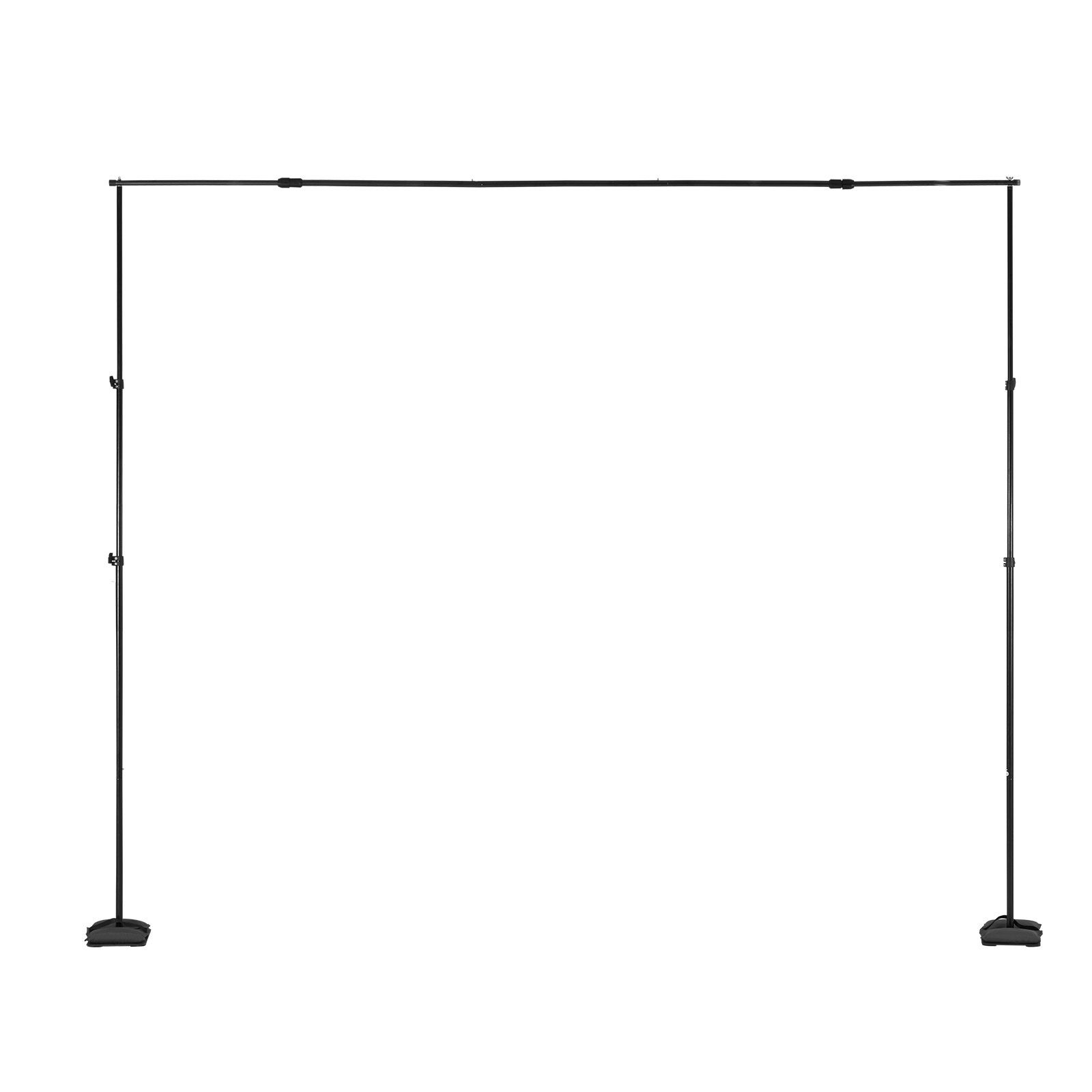 8.5 x 10 ft Adjustable Photo Backdrop Stand with 7 Crossbars
