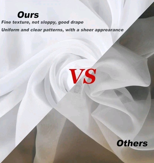 10ft x 10ft White Chiffon Backdrop Curtains for Wedding & Party Decor