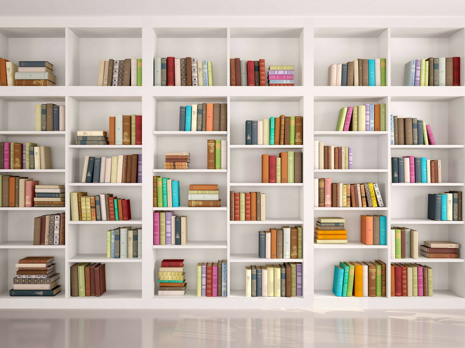 Bookshelf Office Library Video Conference Photography Background Vinyl Backdrop