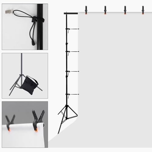 Backdrop Stand Photo Studio Background Stand Support System 10x7ft(WxH)