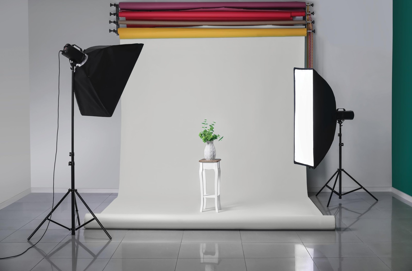 Denny Mfg – Seamless Paper Backdrop for Photoshoot 107 in x 36 ft, Light Gray