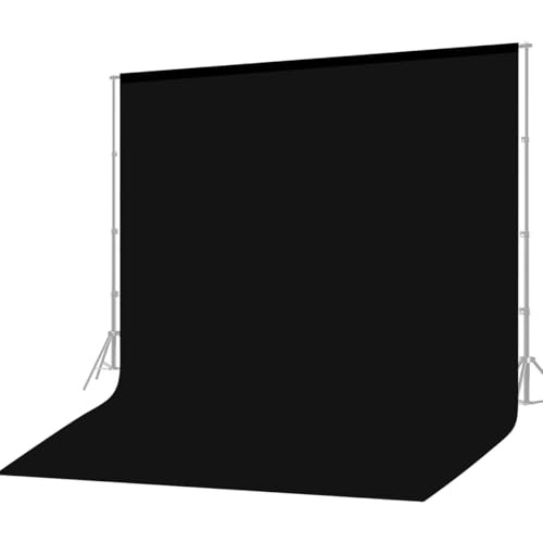 Backdrop for Photoshoot 10 X 20 FT, Large Photography Photo 10*20 Black