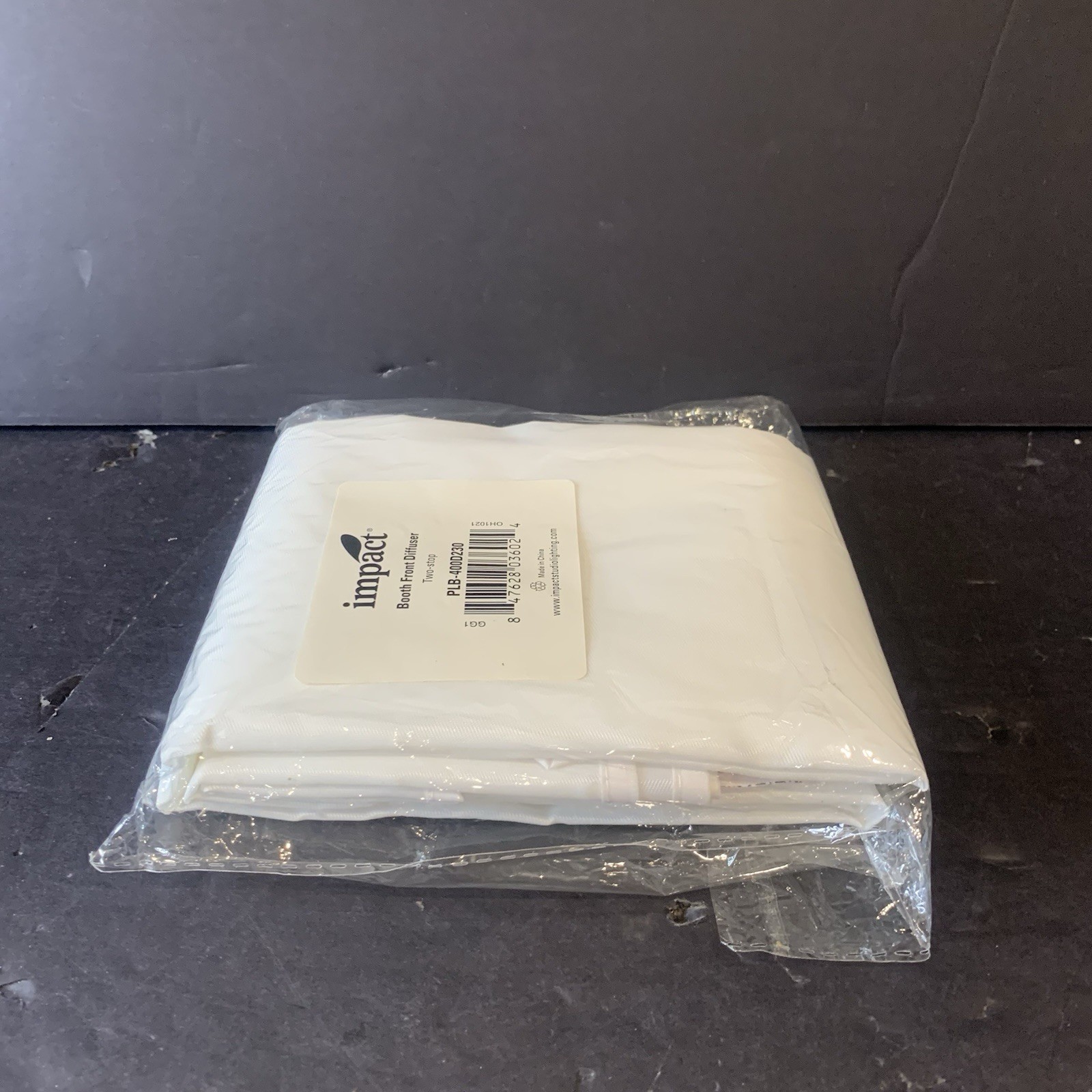 IMPACT Photo Pro Booth PLB-400 Booth Stop Front Diffuser WHITE