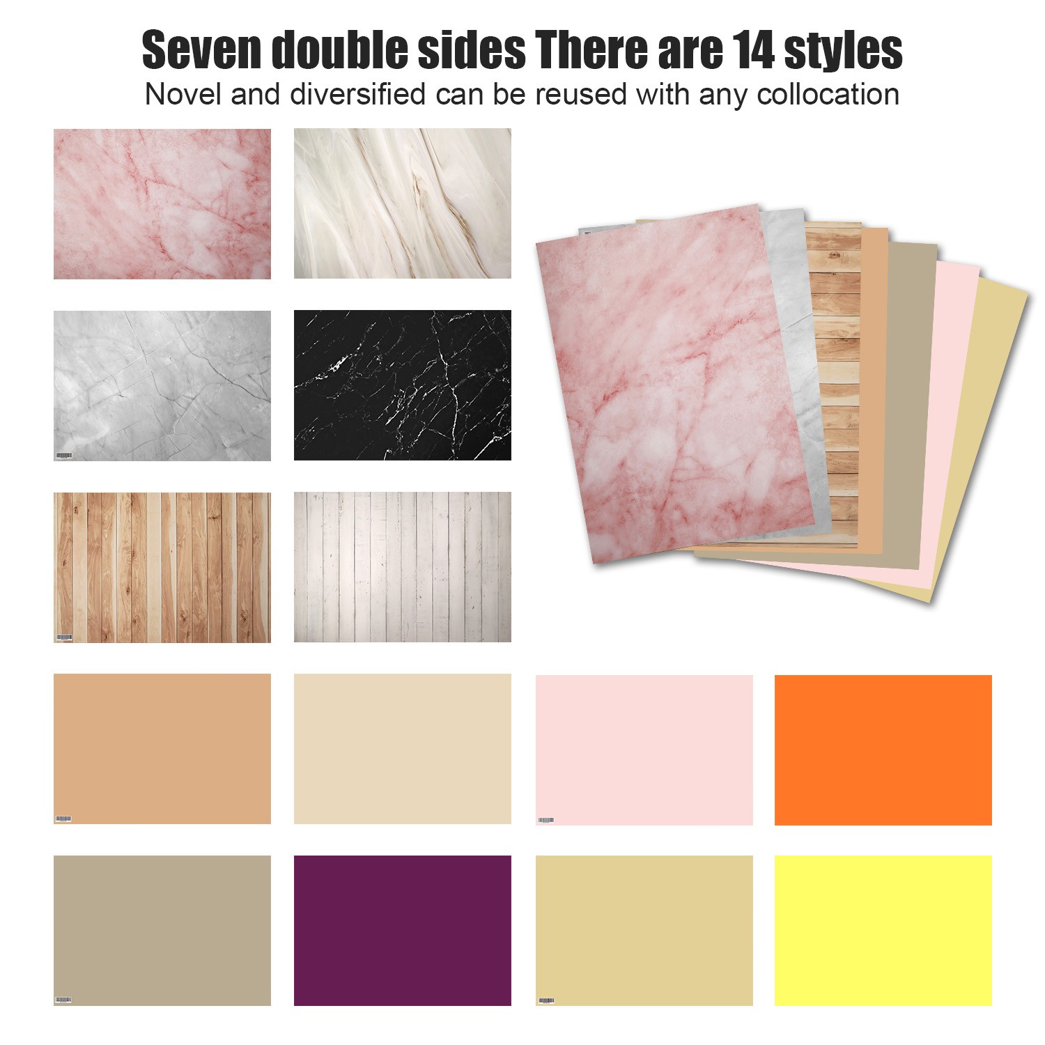 Photography Background Paper Photo Prop Backdrop Board For Food Small Product