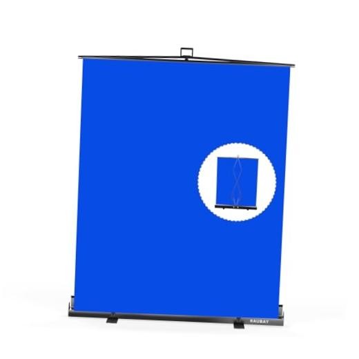 【Easy Set Up】 59.8 x 82.7in Collapsible Screen Standard (59.8 x 82.7in) Blue