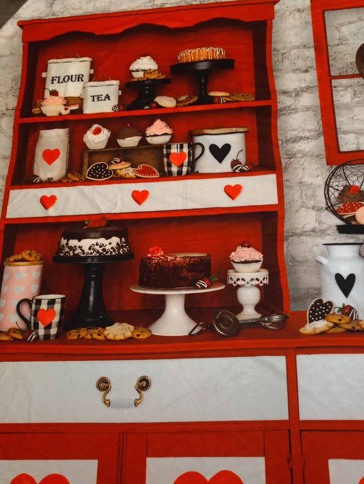 Kate Valentine’s Baking Photography/ Live/ Holiday Backdrop Microfiber 69″X96″