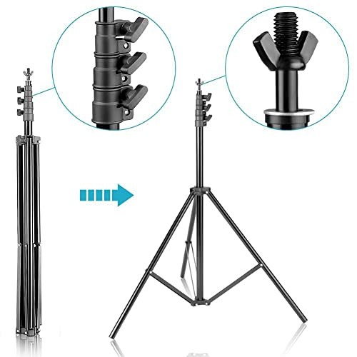 10ft x 8.5ft Adjustable Photography Backdrop Support System Photo Video