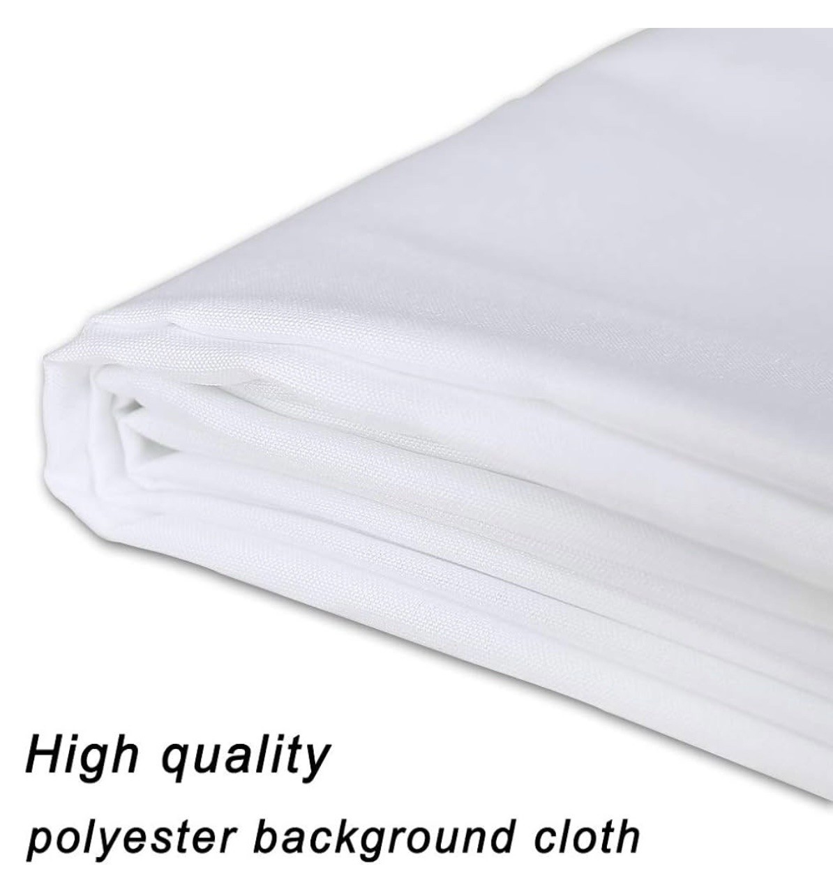 GFCC 8FTX10FT White Backdrop Background Photography/Photoshoot Party Curtain