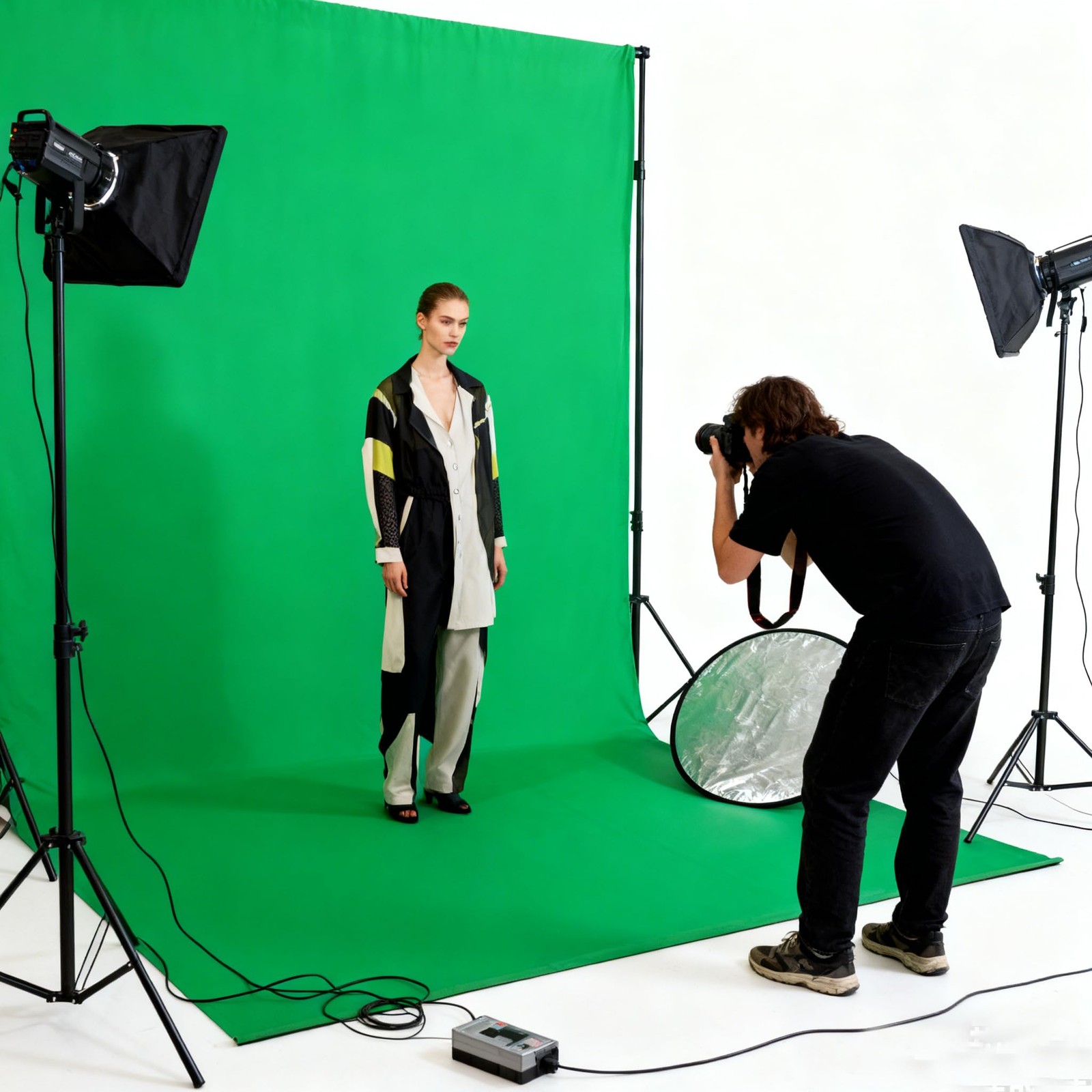 Green Screen Backdrop 8x10ft Photo Chromakey Muslin 8x10ft,