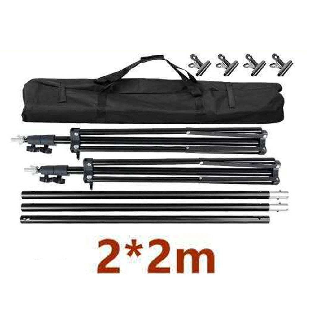 Backdrop Support Stand Kit 6.5×6.5ft Adjustable Photography Studio Photo Backgro