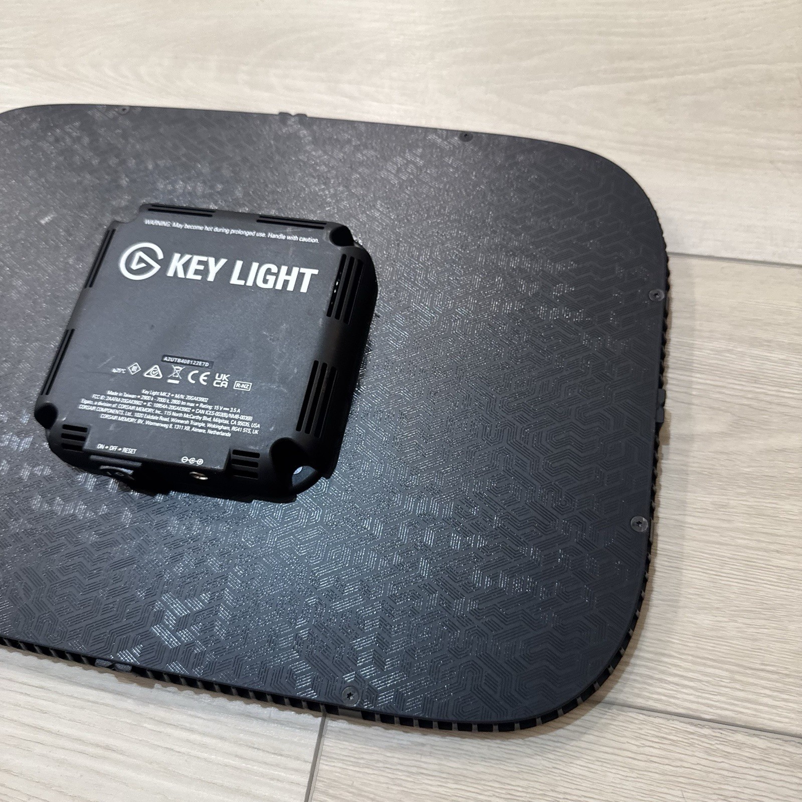 Elgato Key Light Mk.2 2800 Lumens Wi-Fi LIGHT ONLY – No Power Cord/Accessories