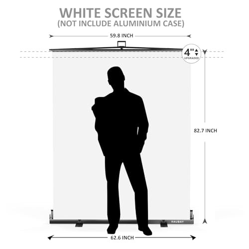 【Easy Set Up】 59.8 x 82.7in Collapsible Standard (59.8 x 82.7in) White