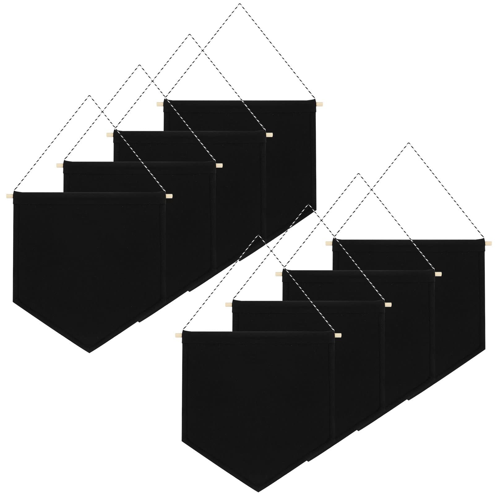 8PCS Enamel Pin Wall Display Banner Holder, Canvas Banner Blank, Canvas Banne…