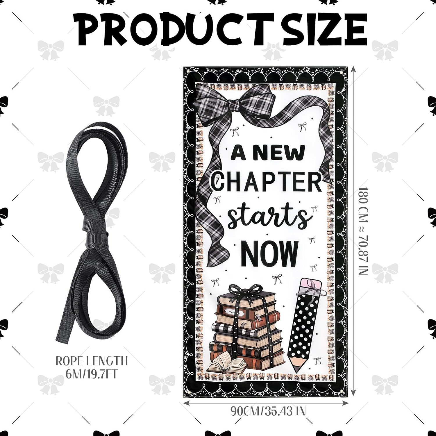 Classroom Welcome Door Cover Composition Notebook Back to School Banner Welcome