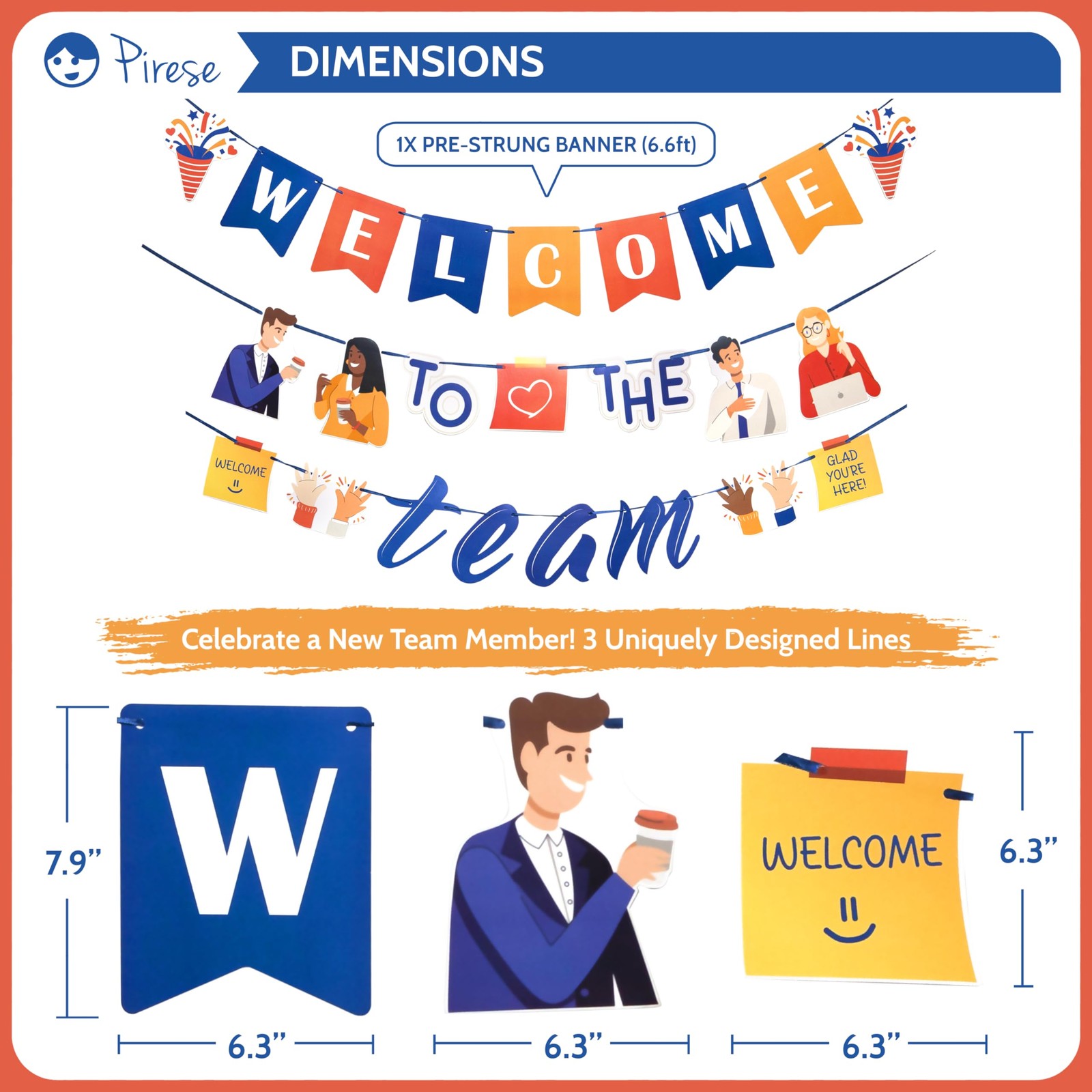 Pirese Welcome To The Team Banner, Welcome Banner Decorations, Welcome to the…