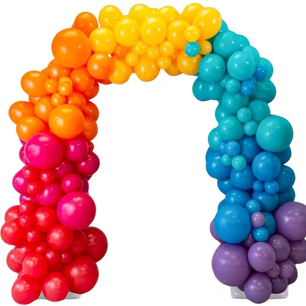 2.87 In. X 8.82 In. X 16.26 In. Metal Arbor Adjustable Balloon Arch Stand Kit 10