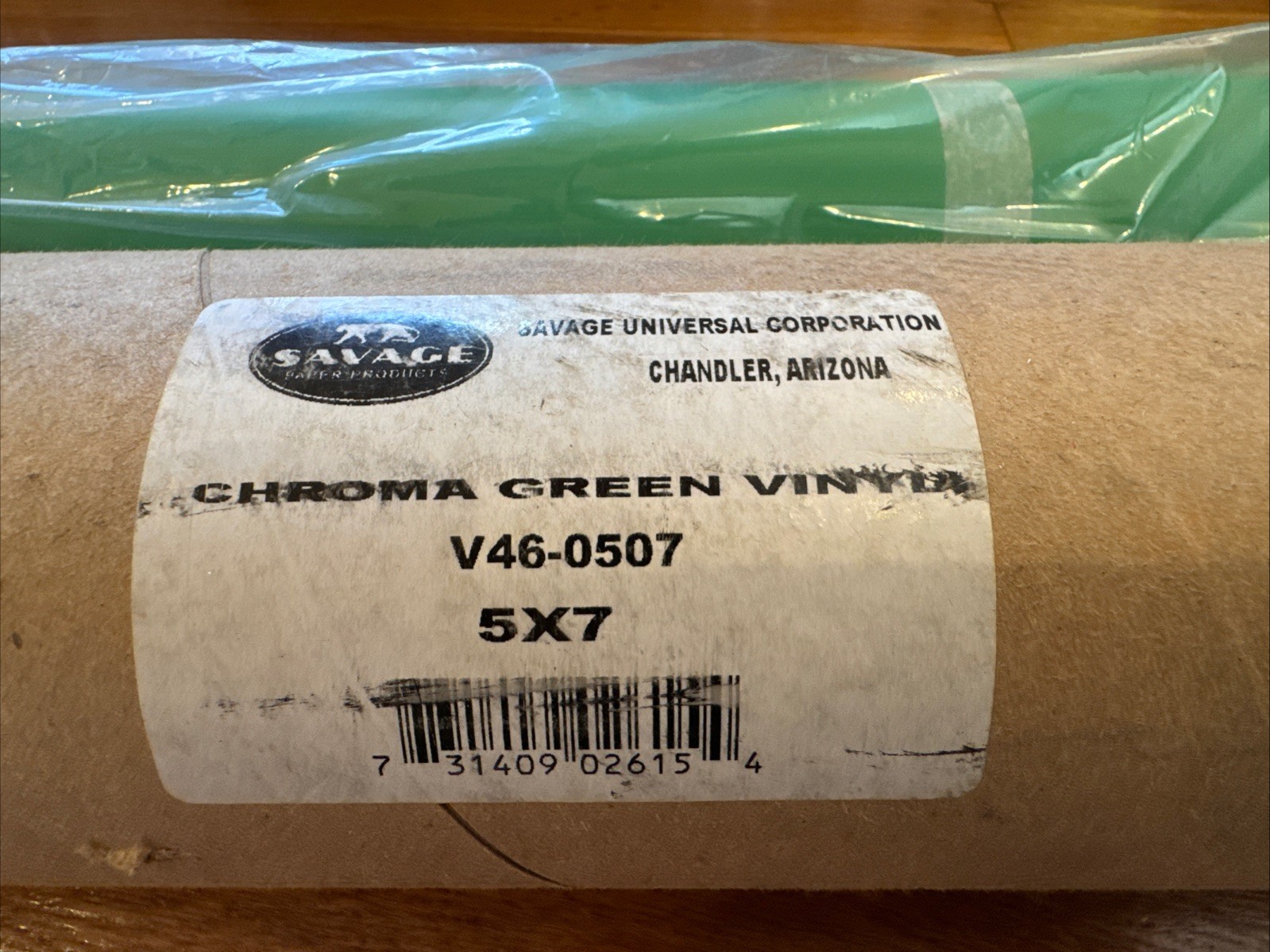 NEW Savage Universal 5×7 ft CHROMA GREEN V46-0507 Photo Vinyl Background Screen