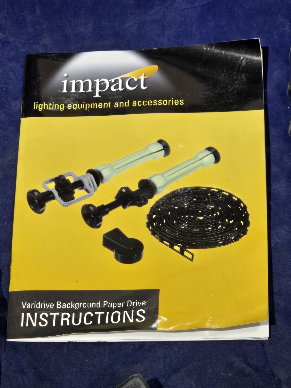 Impact VariDrive Background Paper Drive Set – Complete Kit + 2 EXTRA Spare Cores
