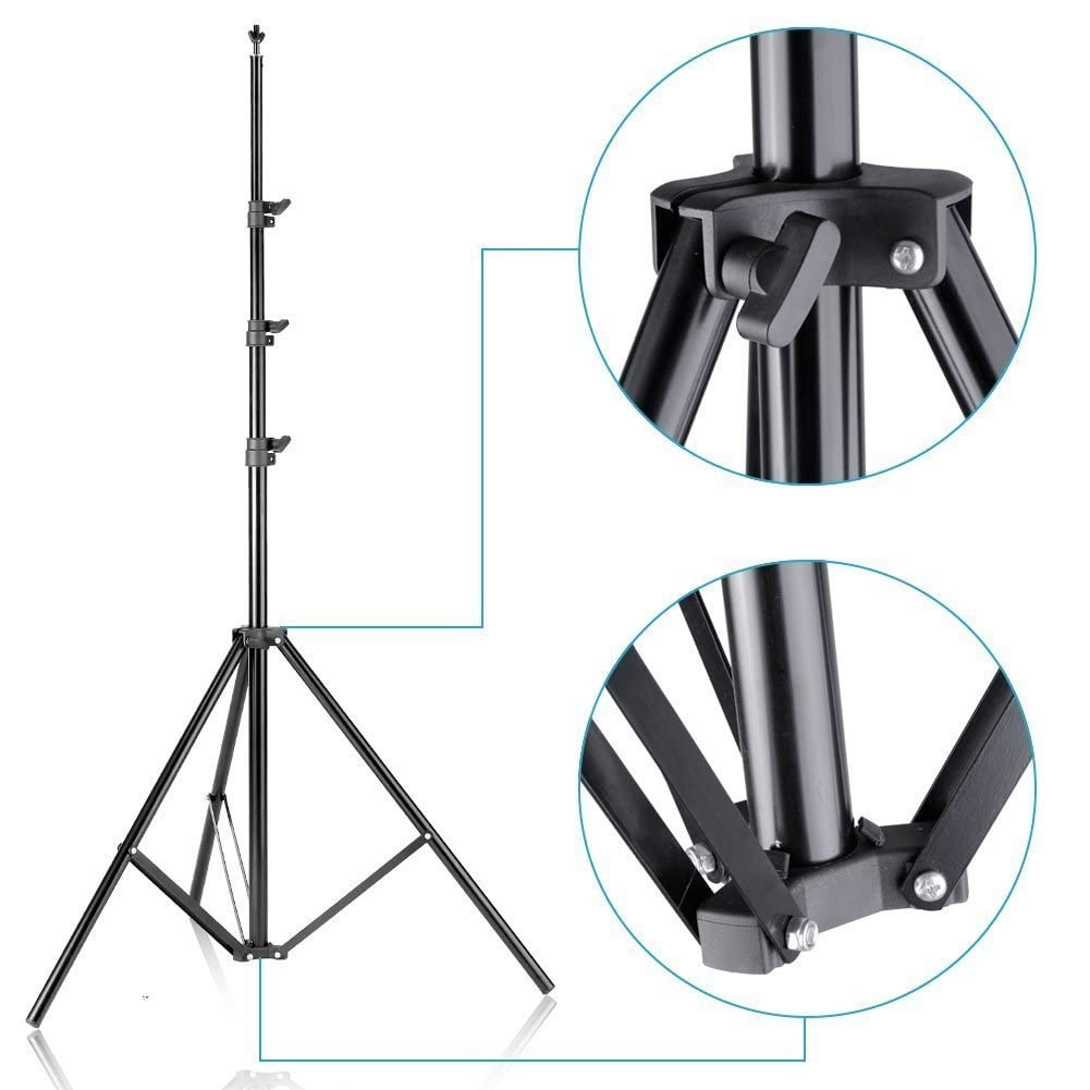 10ft x 8.5ft Adjustable Photography Backdrop Support System Photo Video Studi…