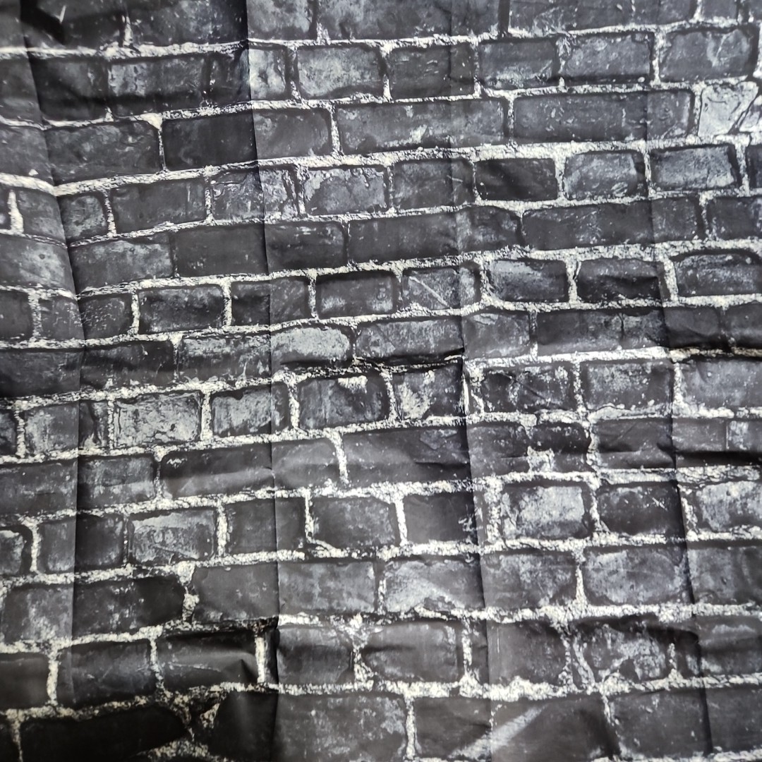 AIIKES 7x5ft Black Brick Wall Photography Backdrop Brick Backdrop Vintage… 284