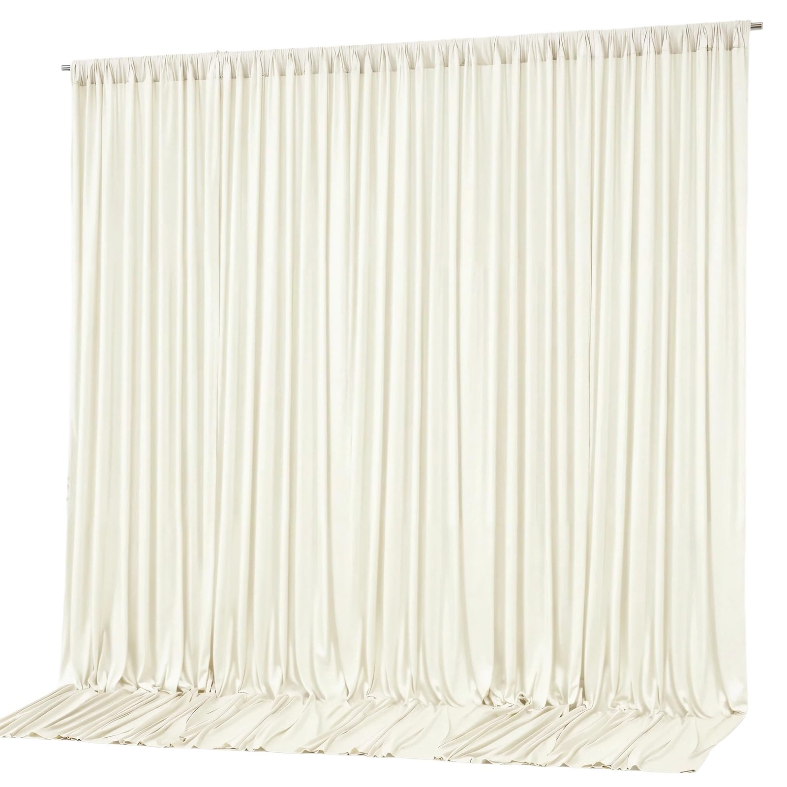 10x10ft Ivory Backdrop Curtain Panels Parties Photo Wedding Fabric Drapes