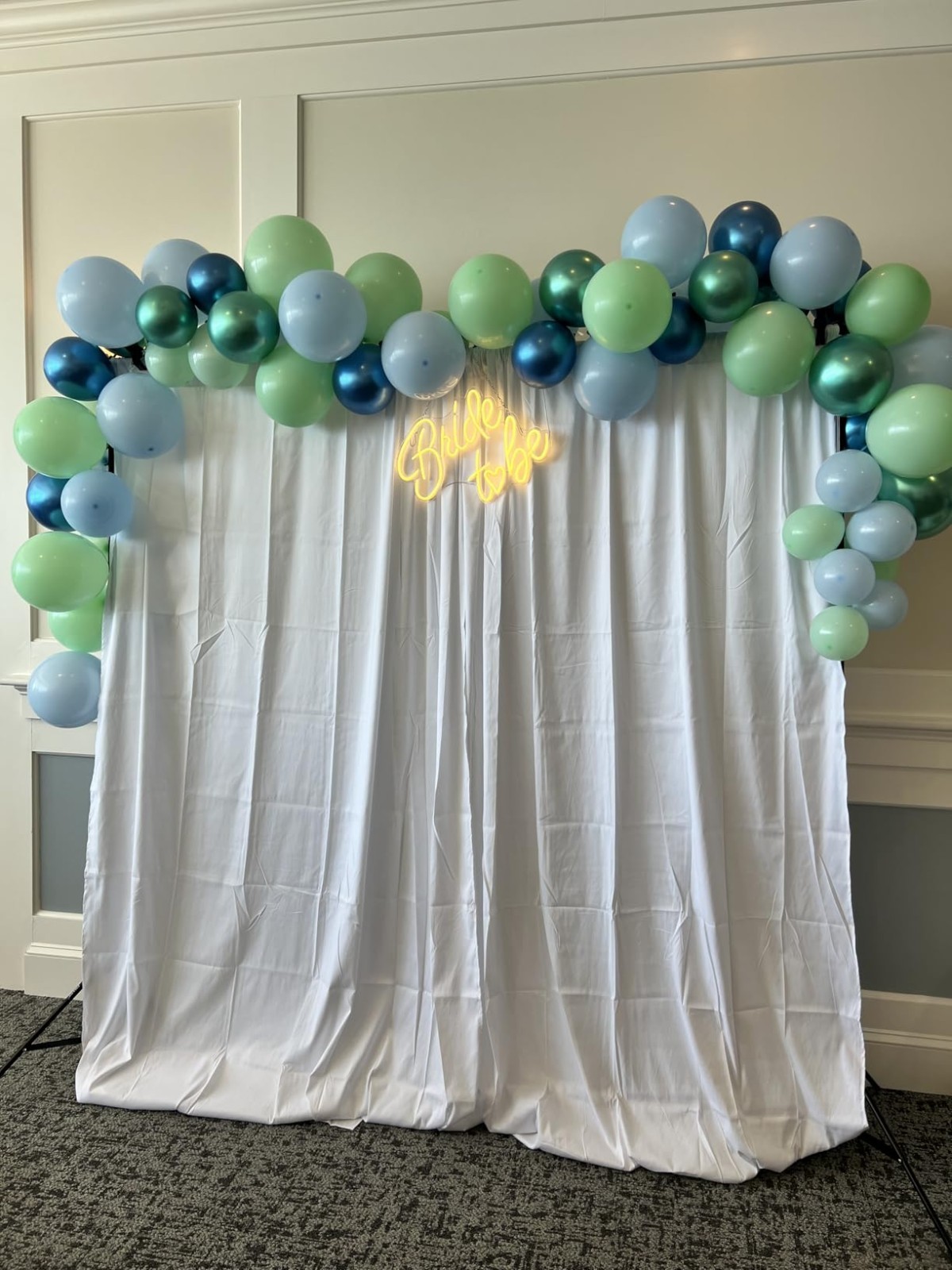 White Backdrop Curtains 10x10FT Party Drapes 2PCS 5x10FT Event Photo Decor NEW
